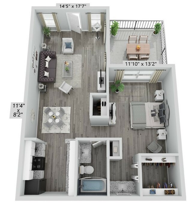 Unit 113A 113A floor plan